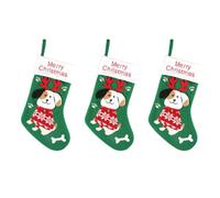 Giwnhvx Ciondoli Calze di Natale Gatto e Cane, Calze di Natale Carino, Regali, Decorazioni di Natale, Cucciolo