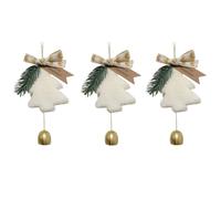 Giwnhvx Ciondolo per albero di Natale ciondolo campanella di buon anno Natale decorazioni per ornamenti di Natale regali per coppia D
