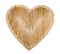Giwnhvx Ciotola di Preghiera, Ciotola di Preghiera a Forma di Cuore in Legno, Regali Cristiani per Le Donne Ciotola di Pasta di Preghiera in Legno, Ciotola di Decorazione a Forma di Cuore