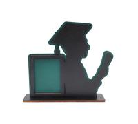 Giwnhvx Classe del 2024 Cornice di Laurea Ornamenti per Il Desktop Domestico Adatto al Ritratto Verticale,B