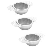 Giwnhvx Colini Da Tè Con Flebo (Confezione Da 6), Eleganti Colini Da Tè Un Foglia Larga Nel Acciaio Inossidabile