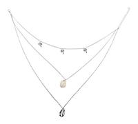 Giwnhvx Collana Joker creativa da , collana con ciondolo a conchiglia a forma di noce multipla contratto per , accessorio da sera a tema