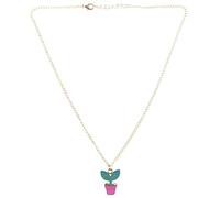 Giwnhvx Collana smaltata alla moda fai da te collane a catena in collana creativa a goccia da