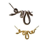 Giwnhvx Collana Snake Arrotolata, Stile Neutro e Cool, Senso del Design Avanzato, Creatività