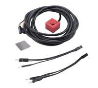 Giwnhvx Computer Desktop Switch PC Scheda madre Avvio esterno Pulsante On/Off Cavo di prolunga per pulsante fai da te Facile da usare Rosso