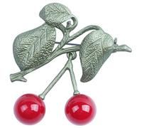 Giwnhvx con avventurina, piccola spilla di ciliegia vintage da ,