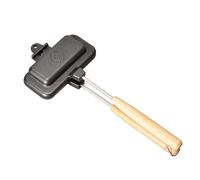 Giwnhvx Con Piastre Antiaderenti, Doppio Sandwich Maker per la Colazione con Piastre Staccabili e Maniglia Rimovibile, Colore Nero.