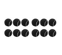 Giwnhvx Confezione da 12 palline da tennis elastiche, 66 mm, per principianti e donne, colore nero