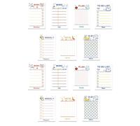 Giwnhvx Confezione da 14 blocchi appunti per di cose da , simpatici note autoadesive 9 x 6 per pianificatore cose da , note per pianificatore di , 600 fogli