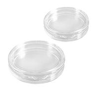 Giwnhvx Confezione da 20 capsule piccole rotonde in plastica trasparente per monete, 22 mm e 24 mm
