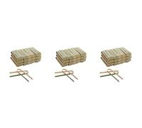 Giwnhvx Confezione da 360 mini pinze in bambù, 10,2 cm, usa e getta, ecologiche, mini utensili in bambù usa e getta