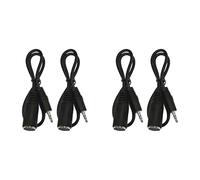 Giwnhvx Confezione da 4 adattatori MIDI tipo A a 3,5 Mm, da 20 pollici, audio