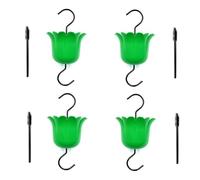 Giwnhvx Confezione da 4 mangiatoie per acqua di grande capacit, mangiatoia per colibr sospesa con gancio e di pulizia (verde)