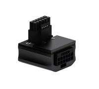 Giwnhvx Connettore di alimentazione ATX3.0 90 Gradi DIY 12VHRWR 12+4 Pin Adattatore Scheda Grafica Computer GPU STD per 4090 4080 Nero