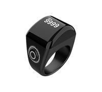 Giwnhvx Contatore di preghiera con display trasparente Smart Finger Counter Reminder suoneria contatore elettronico 18mm