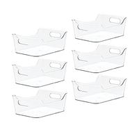 Giwnhvx Contenitori In Plastica per L'Organizzazione Della Cucina, L'Organizzazione e La Conservazione Dispensa, Gli Organizzatori ', L'Organizzatore del Frigorifero 6 Pezzi