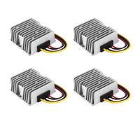 Giwnhvx Convertitore di tensione DC 12/24 V a DC 48 V 5 A 240 W, trasformatore di tensione DC/DC, impermeabile, 4 pezzi