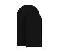 Giwnhvx Coperta di Nozze, Copertura di Supporto di Sfondo per la Decorazione di Banchetti di Cerimonia di Festa di Compleanno con 100 Palloncini (nero)