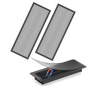 Giwnhvx Coperture per prese d'aria a pavimento, 10 x 30,5 cm, con filtro a rete, per la ventilazione del pavimento della casa, A