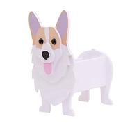 Giwnhvx Corgi-Regali per gli amanti del Corgi, Vaso di fiori Corgi-Dog, Vaso di fiori di cane carino per la decorazione del giardino e facile da usare