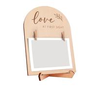 Giwnhvx Cornice Portafoto per Scansione Neonati, Regalo Gravidanza, Cartello per Prima Nascita Neonato, Accessori per Foto da Bagnetto per Neonati con Set di Penne per Impronte dei Piedi.