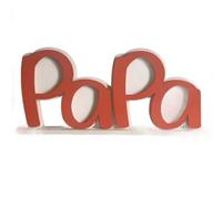 Giwnhvx Cornici per foto per la festa del papà, a forma di lettera per visualizzazione della famiglia del papà su tavolo, regalo per la festa del papà, C