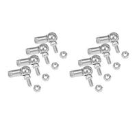 Giwnhvx CS8, cuscinetto a sfera con perno a sfera, M5 x 0,8 mm, in acciaio al carbonio, per mano destra, 8 pezzi, cuscinetto a sfera