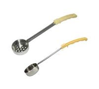 Giwnhvx Cucchiaio da cucina in acciaio inox per salsa e pizza, cucchiaio da portata con manico lungo, 85 g