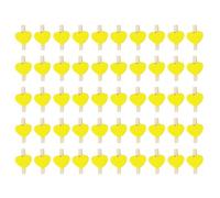 Giwnhvx Cuore Spille in Legno Mini Fermaglio per Biancheria Casa Decorazione Matrimonio Cancelleria Giallo