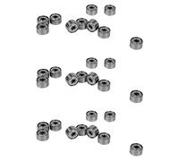 Giwnhvx Cuscinetto a sfera radiale metrico schermato in gomma sigillata in miniatura 30Pcs Modello: 692 ZZ 2X6X3MM