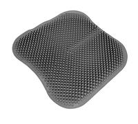 Giwnhvx Cuscino da seduta in gel, massaggiante, antiscivolo e traspirante, per sedia da ufficio e seggiolino auto, per alleviare il dolore alla sciatica, per casa e all'aperto (grigio)