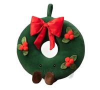 Giwnhvx Cuscino di peluche di Natale ripieno cioccolato cookie casa forma deCor cuscino carino divertente albero di Natale festa decorazione bambola A