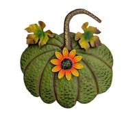 Giwnhvx da giardino di in metallo decorazione autunnale decorativa rustica picchetto da cortile di segno decorazione cortile esterno del Ringraziamento verde,A