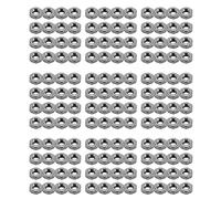 Giwnhvx Dadi esagonali metrici M2 in acciaio inox 304, DIN934, 400 pezzi per bullone