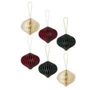 Giwnhvx Decorazione appesa a d'ape in carta di Natale, ornamento appeso per albero di Natale 'anno, decorazione di nozze, festa prenatale, decorazione di interni B