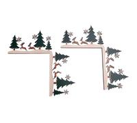 Giwnhvx Decorazione della Porta di Natale, Decorazione del Pannello di Angolo Telaio della Porta Superiore, Ornamento di Decorazione della Cornice della Casa per la Decorazione Interna B