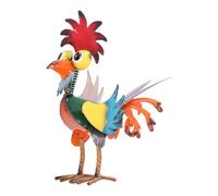 Giwnhvx Decorazione della statua del cortile del gallo del metallo all'aperto Decorazione della statua del gallo Decorazione del giardino Statua del pollo Figurine Decorazioni