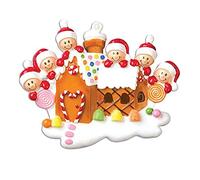 Giwnhvx Decorazione per albero di Natale, decorazione per feste di compleanno, regalo per personalità, famiglia, decorazione di Natale, set per 6 membri