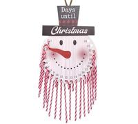 Giwnhvx Decorazione per pannello sospeso di Babbo Natale, pannello da parete di Natale, decorazioni rustiche in legno e metallo da appendere, facili da usare D