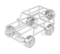 Giwnhvx Decorazione retrò per camion, moderna decorazione in metallo in acciaio inossidabile, adatta per interni ed esterni, 17 x 10 x 7,5 cm, facile da usare
