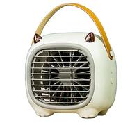 Giwnhvx Desktop Piccolo Ventilatore Muto Ufficio Scrivania Ventilatore Elettrico Studente Dormitorio Estate Refrigerazione Raffreddamento Ricarica Air Coole,A