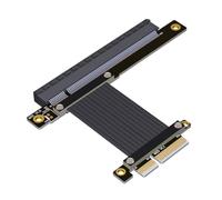 Giwnhvx Di Estensione PCI-E 4.0 X4 a X16 Riser PCIe X4 64Gbps Adattatore per Schede Grafiche RTX3090 RX6800XT 20CM