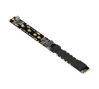 Giwnhvx Di Estensione SSD M.2 NVMe Key M PCIe 5.0 X4 Gen5 128G/, FFC ad Alta Velocità Ultra-Flessibile da 50 Cm, Bassa Perdita