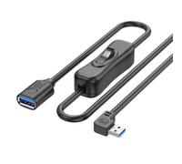 Giwnhvx Di Estensione USB 3.0 con Pulsante di Alimentazione 5 Gb//S Trasferimento Dati a Di Estensione 3,3 Piedi per Tastiera PowerSwitch D