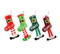 Giwnhvx di Natale, 4 pezzi, personalizzati, da appendere, decorazioni per feste, decorazioni natalizie, durevoli, facili da installare, facili da usare