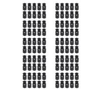 Giwnhvx Diametro Foro 8 Mm, Moschettone Fermacorda, Nero, 100 Pz
