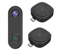 Giwnhvx Dingtone Cercapersone Campanello Graffiti WiFi Visual Doorbell Cloud Storage Remote Controllo del telefono cellulare Anti-furto Citofono