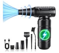Giwnhvx Duster aria compressa, 180000 /min Ad Alta Velocità 3 Velocità Elettrico Air Duster, Soffiatore d'aria Portable Jet Dry Blower
