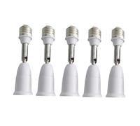 Giwnhvx E27 a E27 Flessibile Estendere Base di Estensione Lampada LED Lampada Convertitore LED Luce Socket Extender