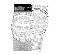 Giwnhvx E6b Calcolatrice di Volo Calcolatrice di Volo Calcolatrice Essenziale di Formazione di Volo Strumenti Studenti per l'addestramento di volo